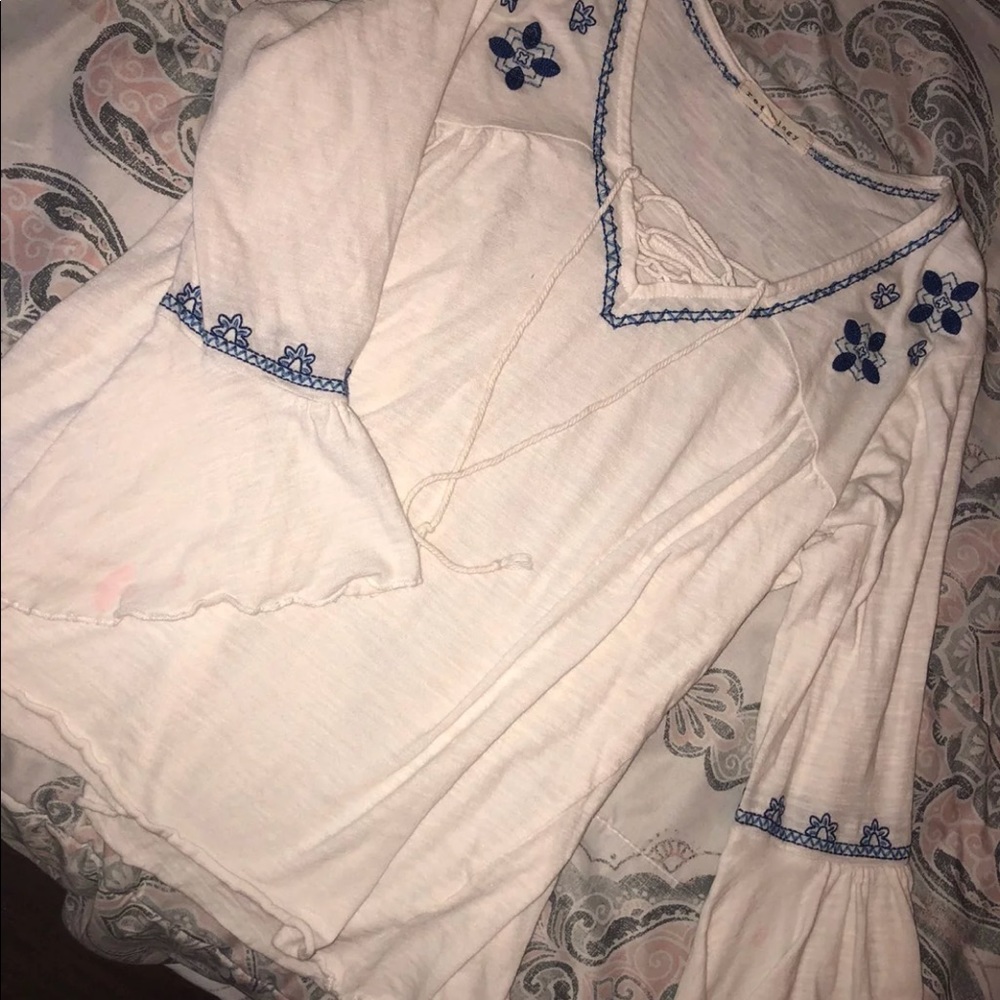 Laced white shirt